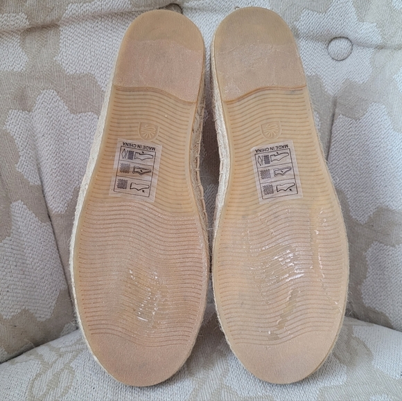 SOLUDOS ESPADRILLES SHOES SANDALS "DALI" RED WHITE STRIPE ANTHROPOLGIE 8.5 - Picture 12 of 14